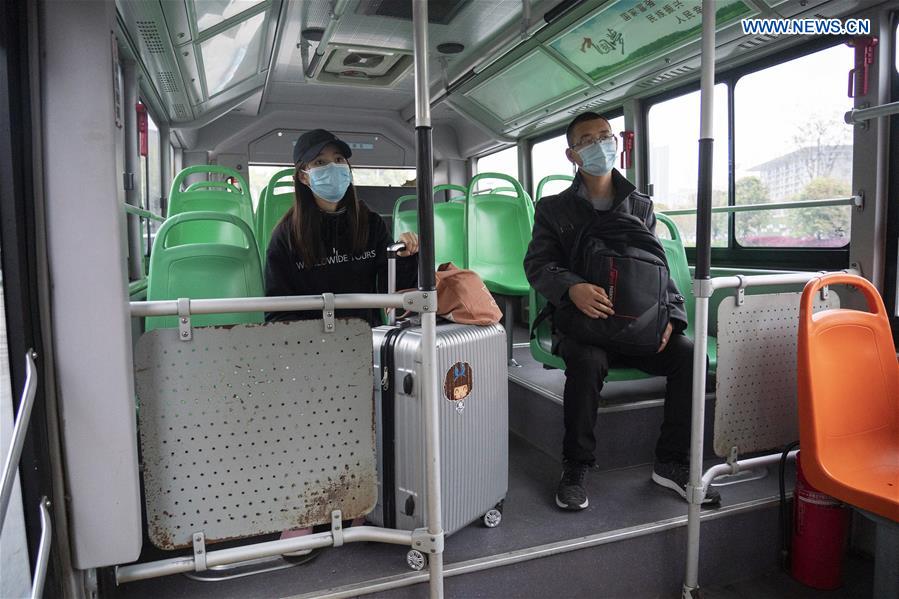 CHINA-HUBEI-WUHAN-COVID-19-BUS ROUTES-RESUMPTION (CN)