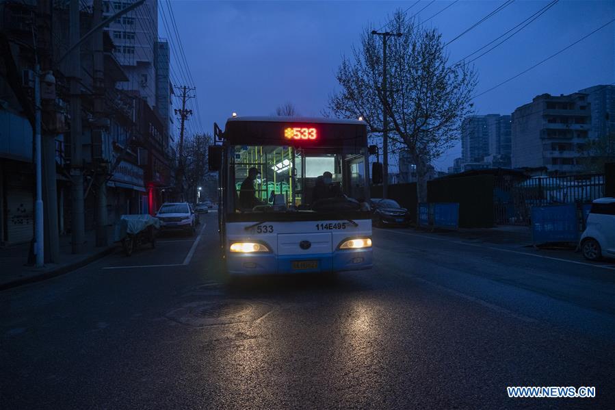 CHINA-HUBEI-WUHAN-COVID-19-BUS ROUTES-RESUMPTION (CN)