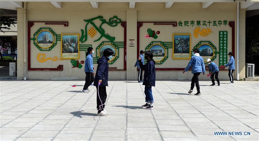 CHINA-ANHUI-HEFEI-COVID-19-TIBETAN STUDENTS-PROTECTION (CN)