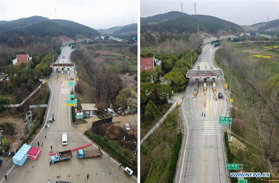 CHINA-HUBEI-XIAOGAN-COVID-19-OUTBOUND TRAVEL RESTRICTION-REMOVE (CN)