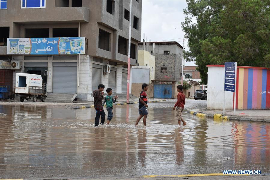 YEMEN-ADEN-HEAVY RAINS