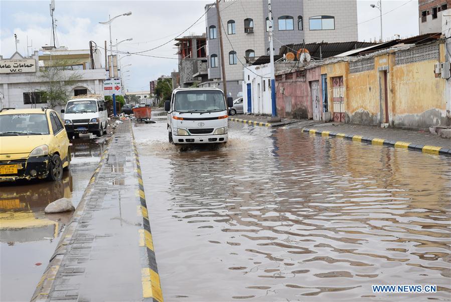 YEMEN-ADEN-HEAVY RAINS