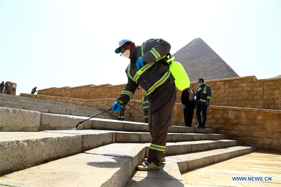 EGYPT-GIZA-PYRAMIDS-DISINFECTION