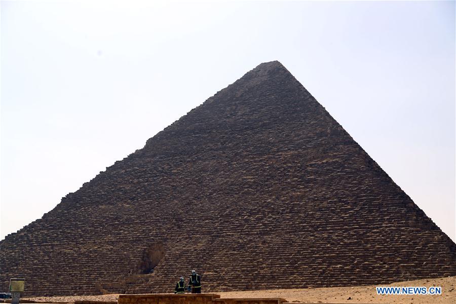 EGYPT-GIZA-PYRAMIDS-DISINFECTION