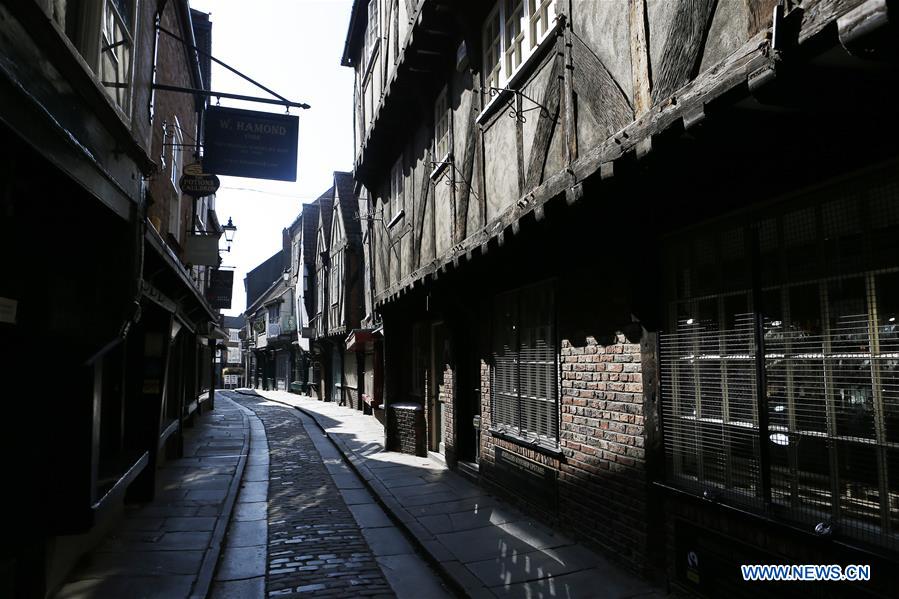 BRITAIN-YORK-COVID-19