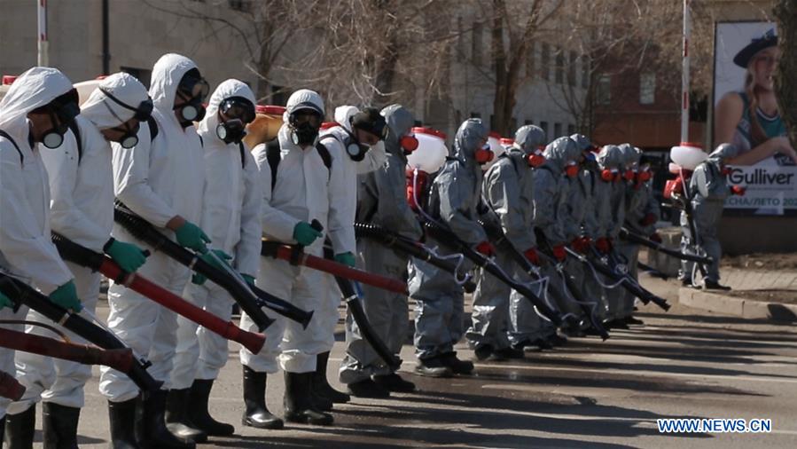 KAZAKHSTAN-NUR-SULTAN-COVID-19-DISINFECTION