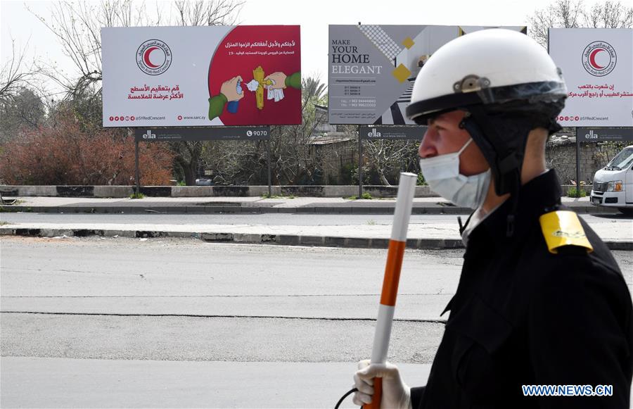 SYRIA-DAMASCUS-COVID-19-MEASURES