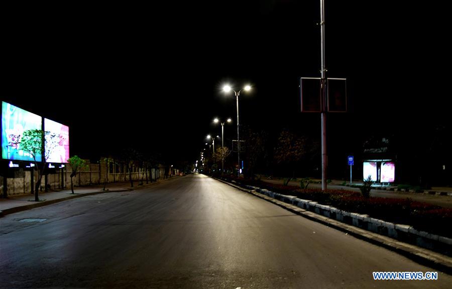 SYRIA-DAMASCUS-COVID-19-PARTIAL CURFEW