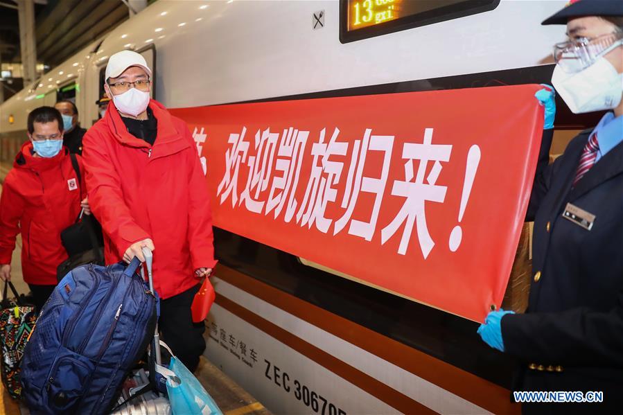 CHINA-BEIJING-NATIONAL MEDICAL TEAM-RETURN HOME-ARRIVAL (CN)