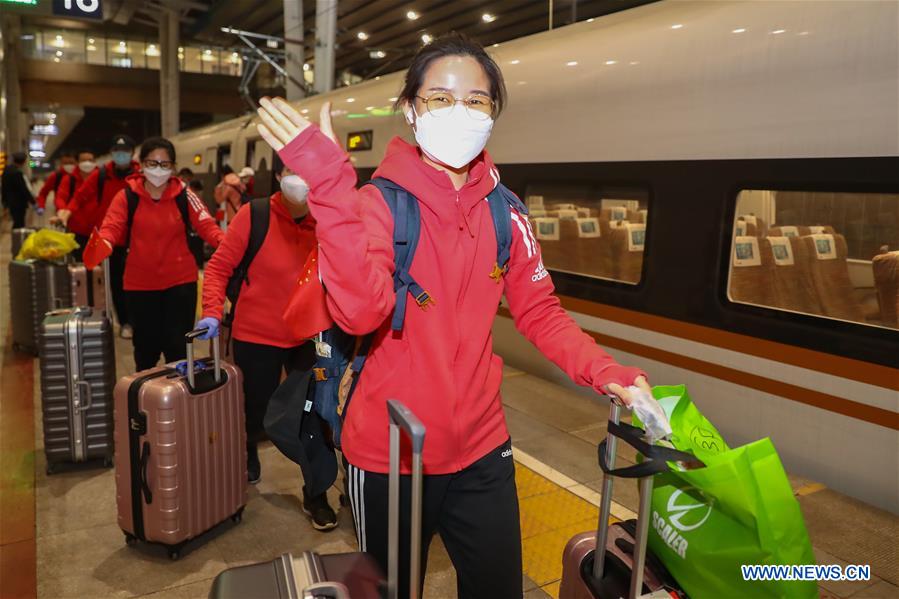 CHINA-BEIJING-NATIONAL MEDICAL TEAM-RETURN HOME-ARRIVAL (CN)