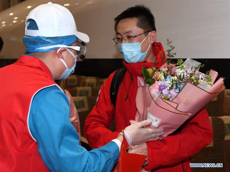 CHINA-BEIJING-NATIONAL MEDICAL TEAM-RETURN HOME-ARRIVAL (CN)