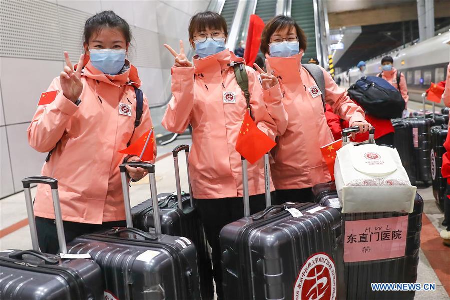 CHINA-BEIJING-NATIONAL MEDICAL TEAM-RETURN HOME-ARRIVAL (CN)