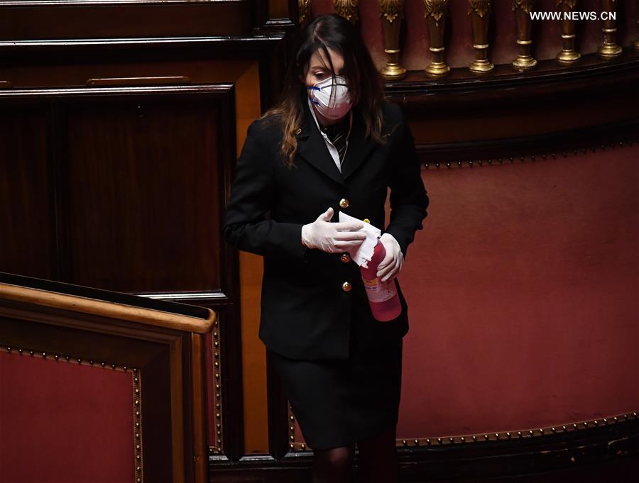 ITALY-ROME-SENATE-RESCUE PACKAGE