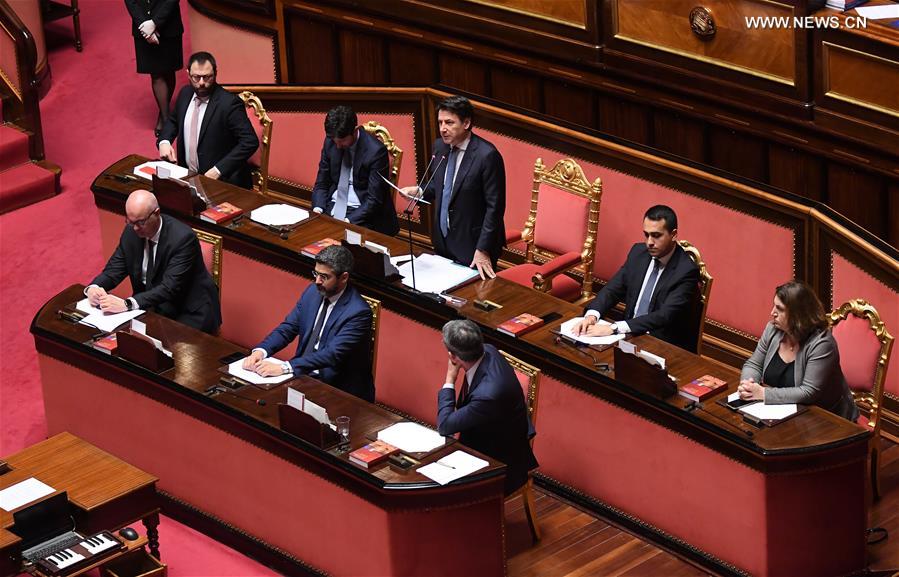 ITALY-ROME-SENATE-RESCUE PACKAGE