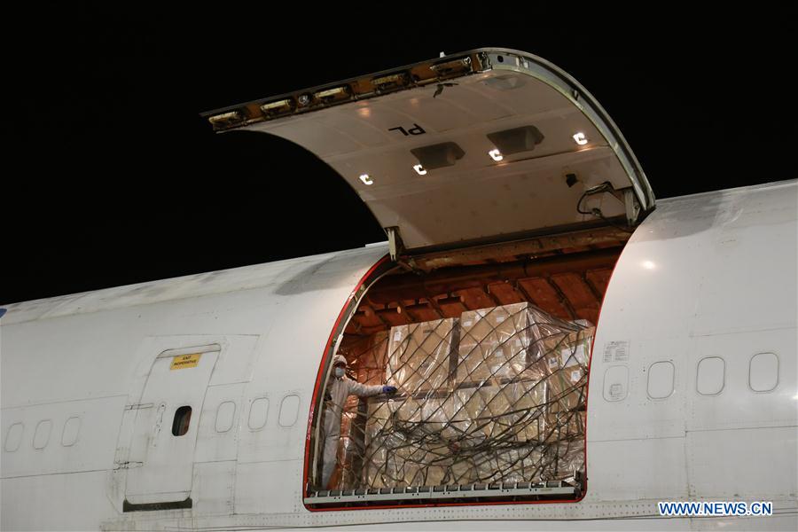 SERBIA-BELGRADE-CHINA-MEDICAL SUPPLIES-COVID-19