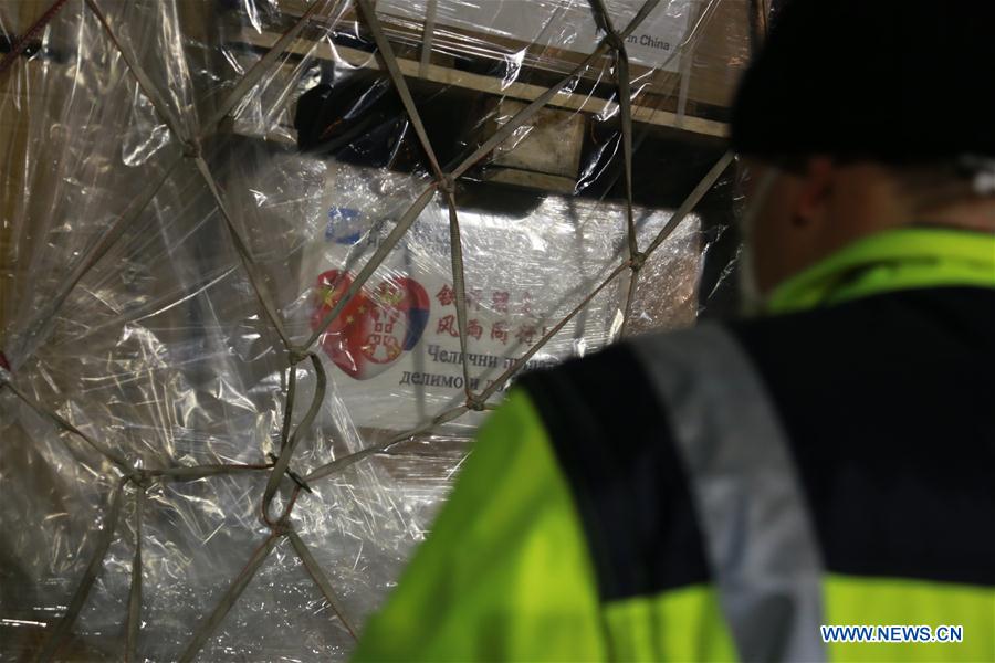 SERBIA-BELGRADE-CHINA-MEDICAL SUPPLIES-COVID-19