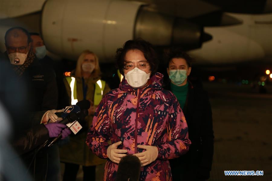 Chinese medical supplies arrive in Serbia amid COVID19 Xinhua