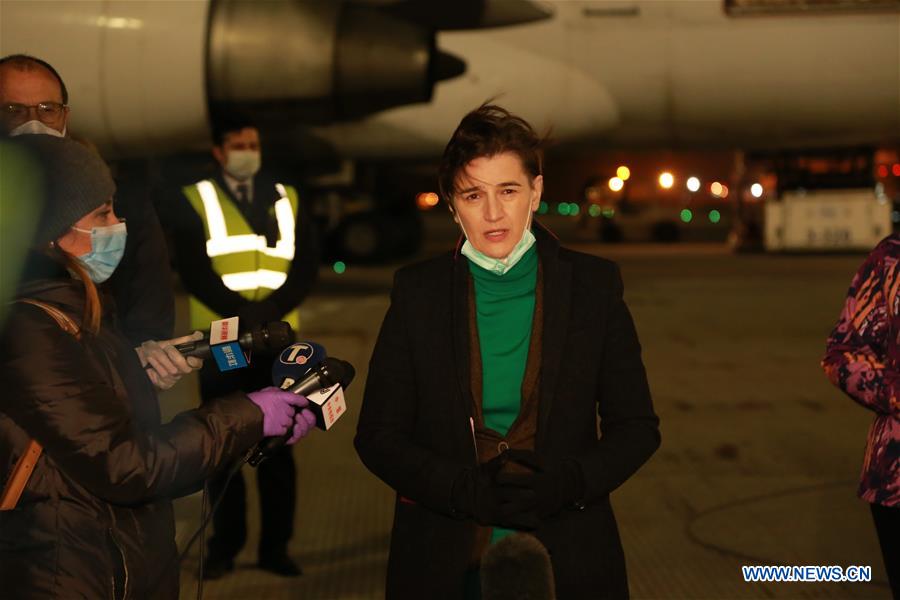 SERBIA-BELGRADE-CHINA-MEDICAL SUPPLIES-COVID-19