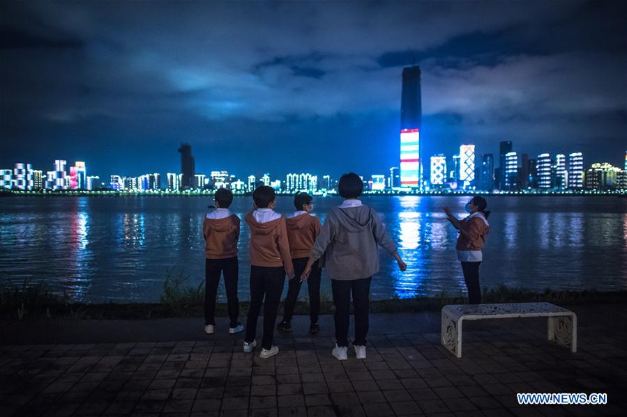 CHINA-WUHAN-NIGHT VIEW (CN)