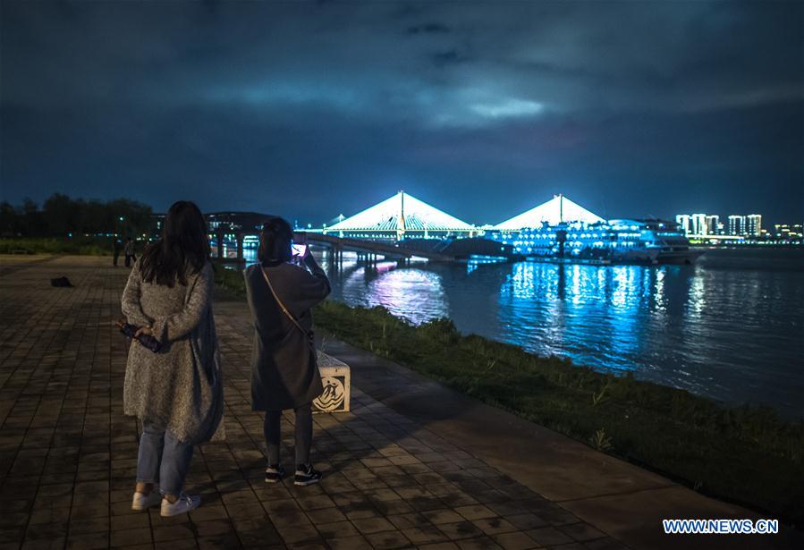 CHINA-WUHAN-NIGHT VIEW (CN)