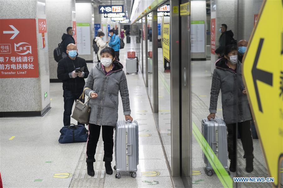 CHINA-HUBEI-WUHAN-METRO-OPERATION RESTORATION (CN)