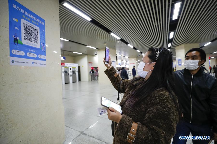 CHINA-WUHAN-METRO-OPERATION RESTORATION (CN)