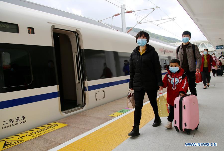 #CHINA-HUBEI-SHIYAN CITY-WUHAN-BULLET TRAIN (CN)