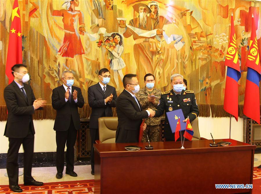 MONGOLIA-ULAN BATOR-CHINA-DONATIONS-COVID-19