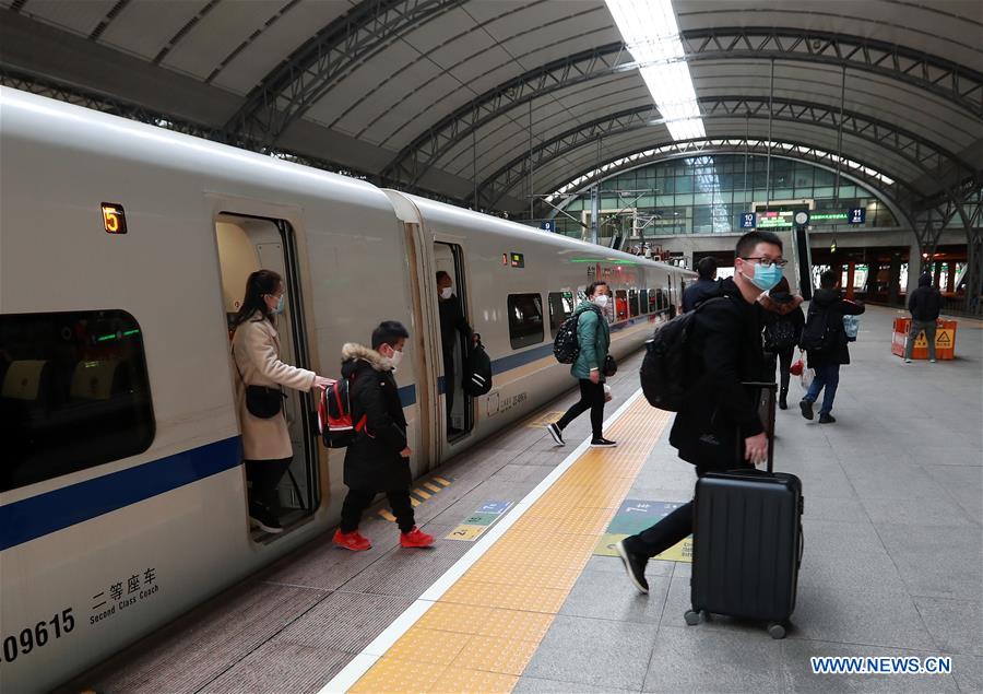 #CHINA-WUHAN-RAILWAY-INBOUND SERVICE-RESUMPTION (CN)