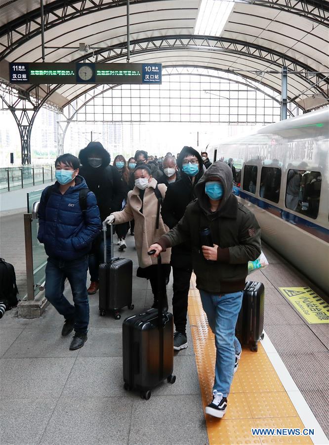 #CHINA-WUHAN-RAILWAY-INBOUND SERVICE-RESUMPTION (CN)