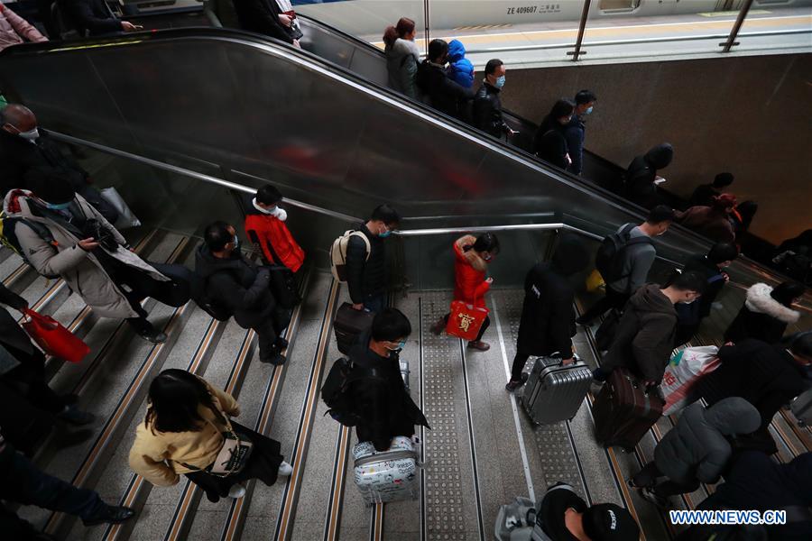 #CHINA-WUHAN-RAILWAY-INBOUND SERVICE-RESUMPTION (CN)