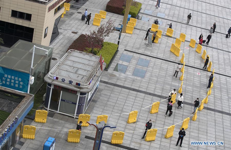 CHINA-WUHAN-RAILWAY-INBOUND SERVICE-RESUMPTION (CN)