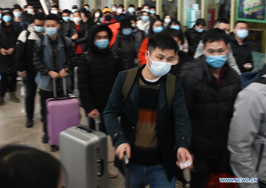 CHINA-WUHAN-RAILWAY-INBOUND SERVICE-RESUMPTION (CN)