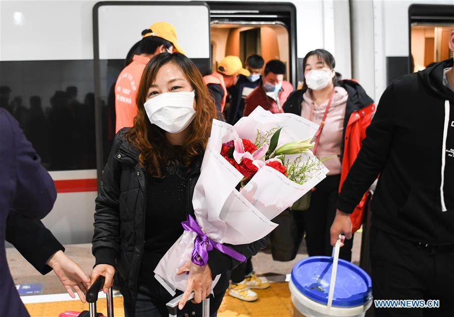 CHINA-WUHAN-RAILWAY-INBOUND SERVICE-RESUMPTION (CN)