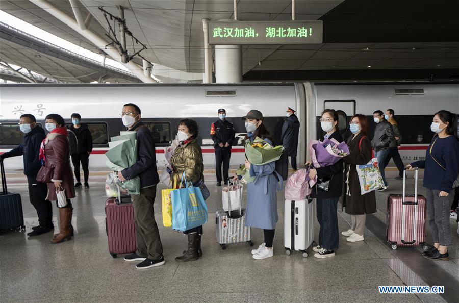 CHINA-WUHAN-RAILWAY-INBOUND SERVICE-RESUMPTION (CN)