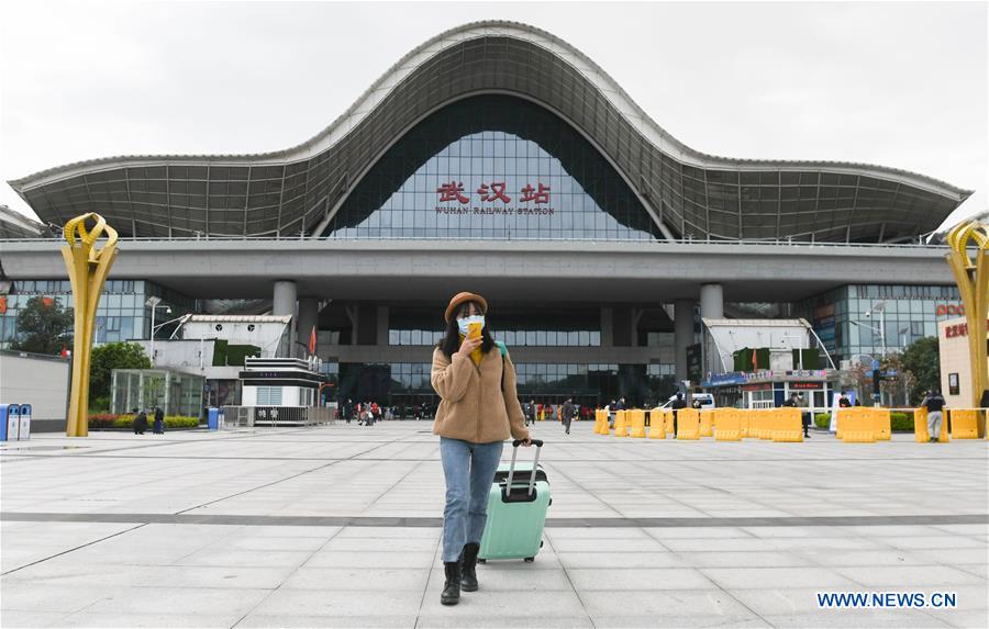 CHINA-WUHAN-RAILWAY-INBOUND SERVICE-RESUMPTION (CN)