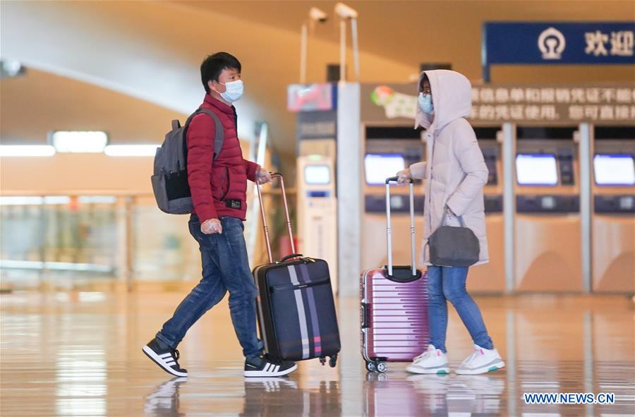 CHINA-WUHAN-RAILWAY-INBOUND SERVICE-RESUMPTION (CN)