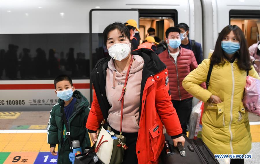 CHINA-WUHAN-RAILWAY-INBOUND SERVICE-RESUMPTION (CN)