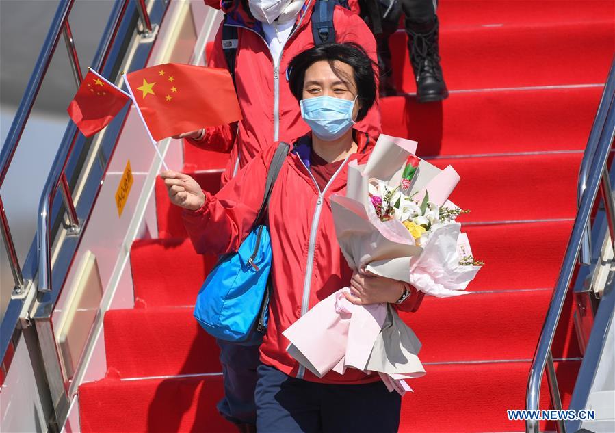 CHINA-LIAONING-SHENYANG-MEDICAL WORKERS-RETURN FROM HUBEI (CN)
