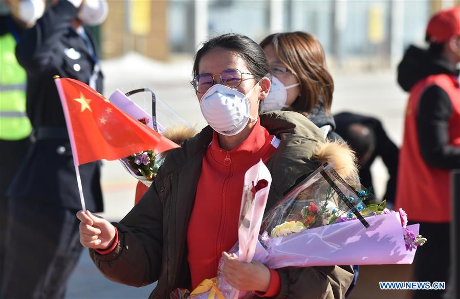 CHINA-JILIN-MEDICAL TEAM-RETURN FROM HUBEI (CN)