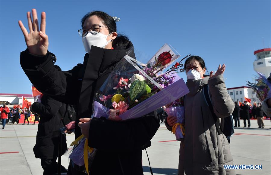 CHINA-JILIN-MEDICAL TEAM-RETURN FROM HUBEI (CN)