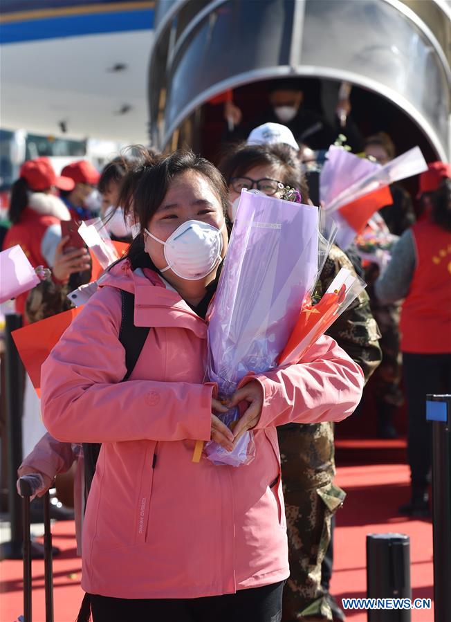 CHINA-JILIN-MEDICAL TEAM-RETURN FROM HUBEI (CN)