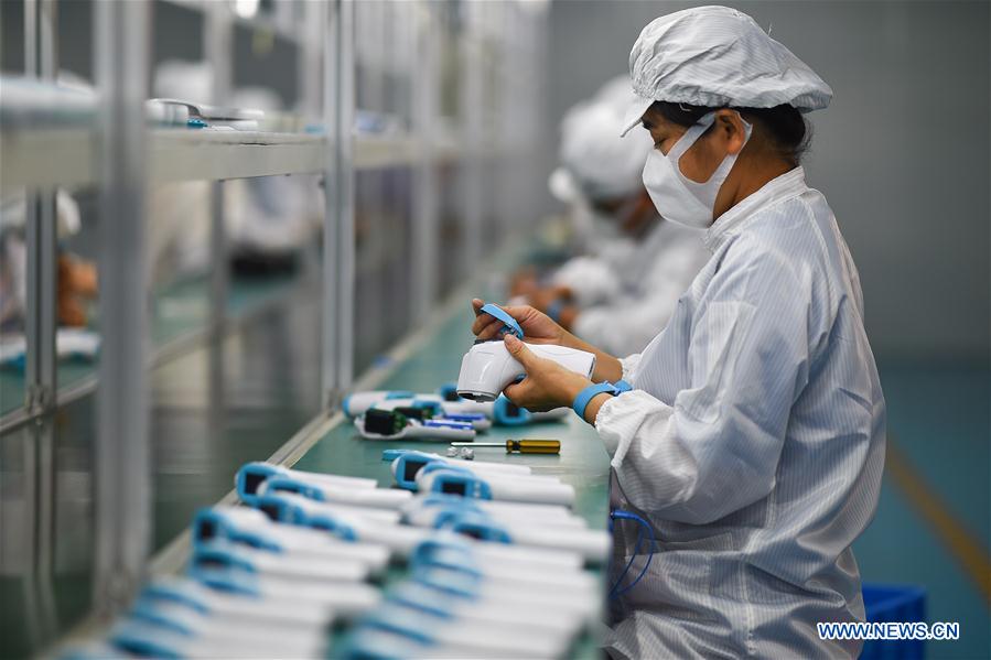 CHINA-HAINAN-MEDICAL SUPPLIES-FOREHEAD THERMOMETER-PRODUCTION (CN)