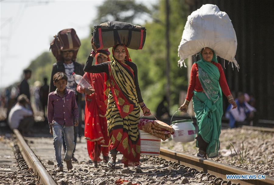 INDIA-NEW DELHI-COVID-19-LOCKDOWN