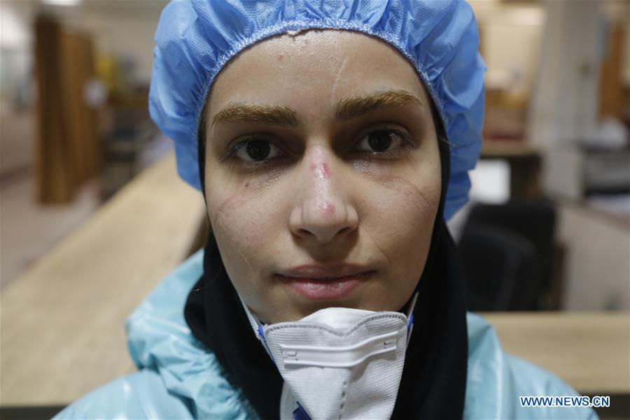 IRAN-TEHRAN-COVID-19-MEDICAL PERSONNEL