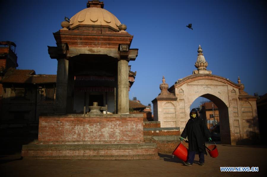 NEPAL-KATHMANDU-WORLD HERITAGE SITE-COVID-19-LOCKDOWN 