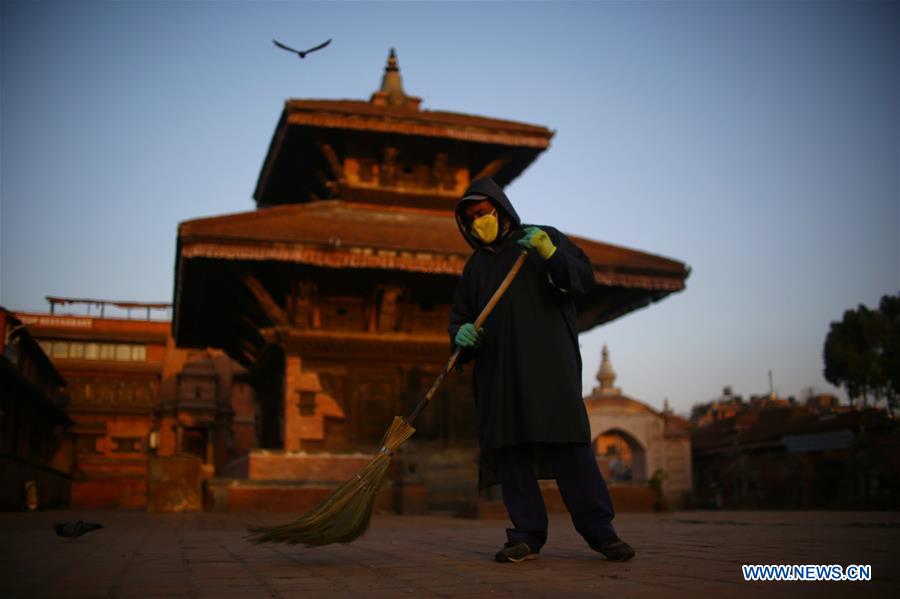 NEPAL-KATHMANDU-WORLD HERITAGE SITE-COVID-19-LOCKDOWN 