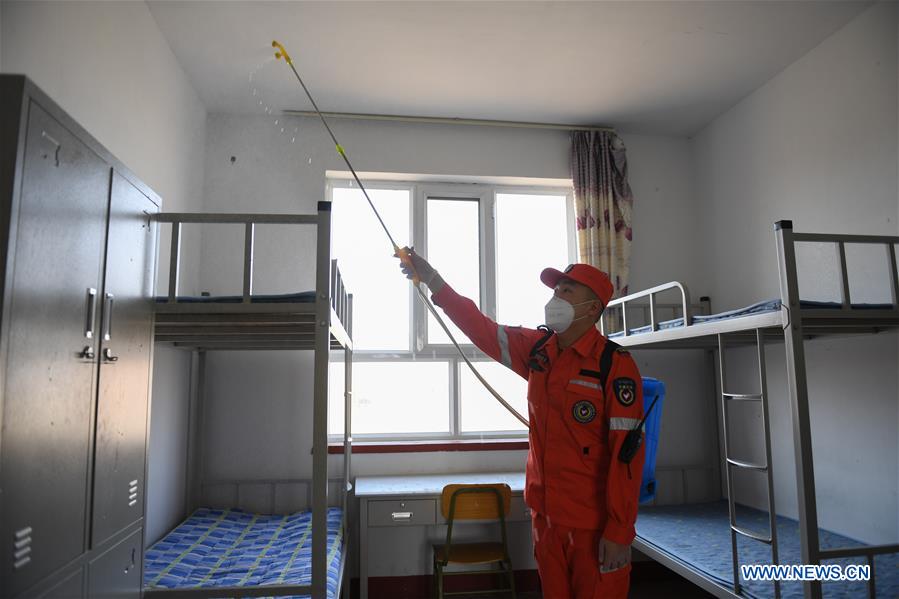 CHINA-INNER MONGOLIA-HOHHOT-CLASS RESUMPTION-DISINFECTION (CN)