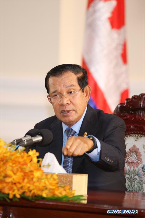 CAMBODIA-PHNOM PENH-PM-PRESS CONFERENCE-COVID-19