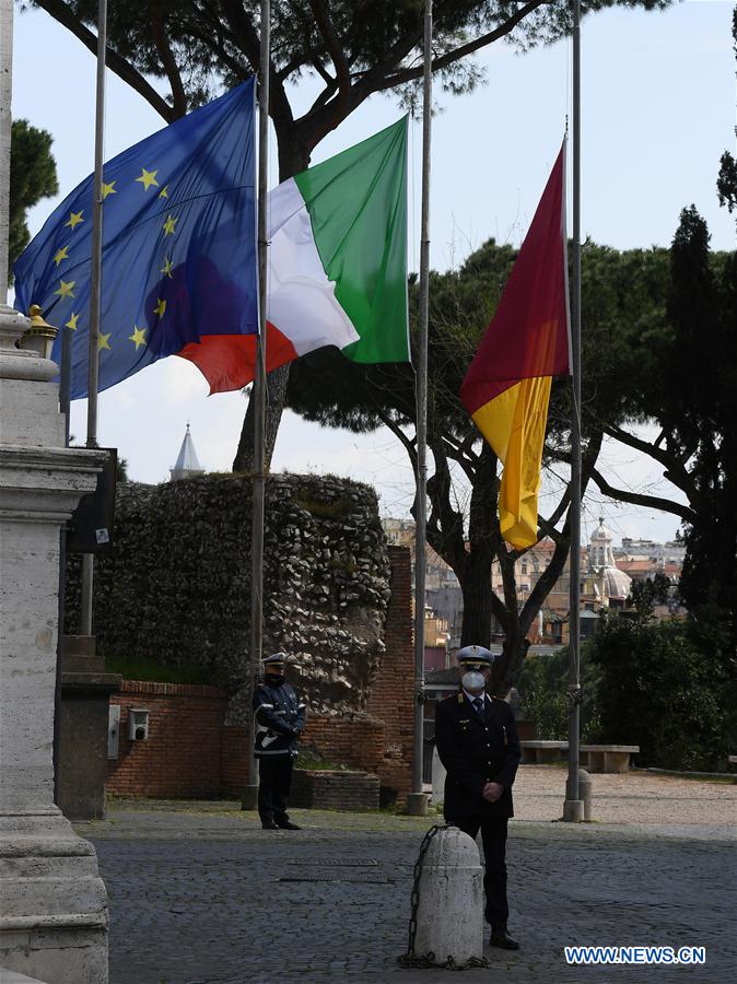 ITALY-ROME-COVID-19-MEMORIAL CEREMONY